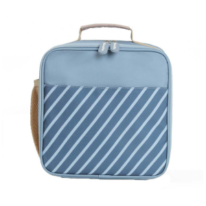 BOLSA TÉRMICA RIGIDA MONNEKA STRIPES BLUE