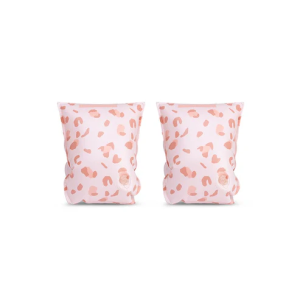 Braçadeiras 0-2 anos - Leopardo Rosa Claro