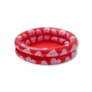 Piscina de Bebé 60cm - Vermelho c/ Corações