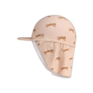 Boné c/ Protetor UV 1-2 Anos - Leopardo Castanho