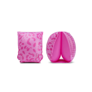 Braçadeiras 2-6 anos - Leopardo Rosa