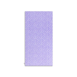 Toalha de Praia em Algodão 135x65 cm - Leopardo Lilás