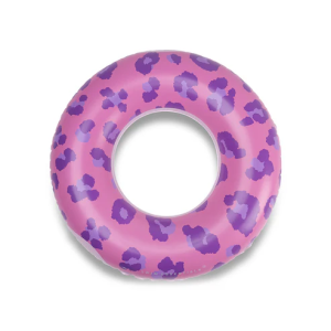 Bóia 90cm - Leopardo Rosa/Lilás