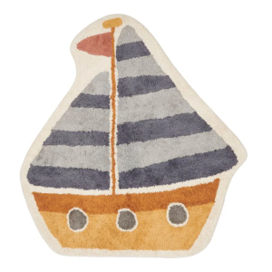 Tapete - Boat shape Blue 105x120cm