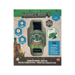 RELÓGIO DIGITAL EDUCATIVO MINECRAFT