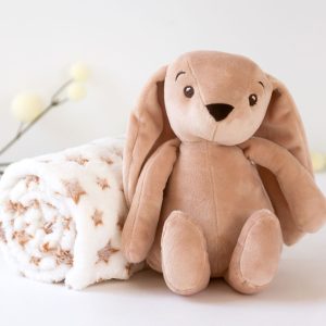 COELHO CASTANHO COM MATINHA 100CM*100CM