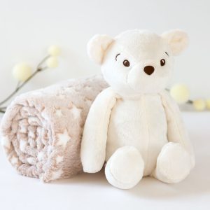 URSO BRANCO C/ MANTINHA 100CM*100CM