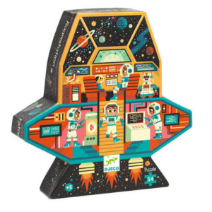 Estação Espacial - Puzzle Silhueta 54 peças