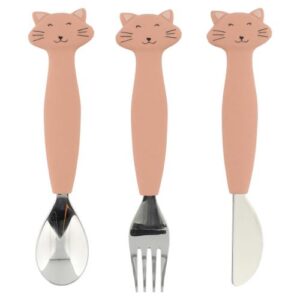 Conjunto de Talheres em Silicone 3-pack - Mrs. Cat