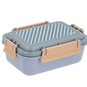 Lancheira Bento Stripes Blue