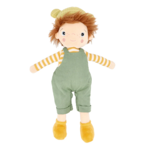 Boneca Soft "Little Nico" Green Peto